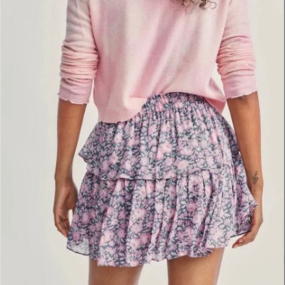 LoveShackFancy Ruffle Mini Skirt - Picture 3 of 12